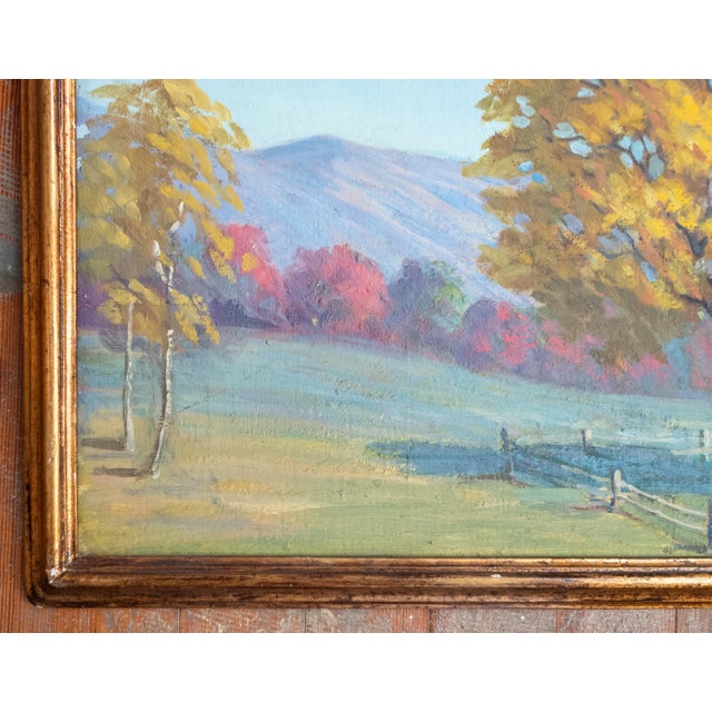 Early 20th Century American Impressionist Vibrant Pastel Colored Landscape Painting For Sale In New York - Image 6 of 10