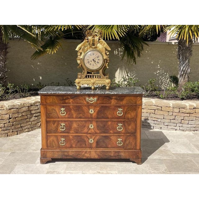 Restoration Walnut Chest of Drawers For Sale - Image 12 of 13