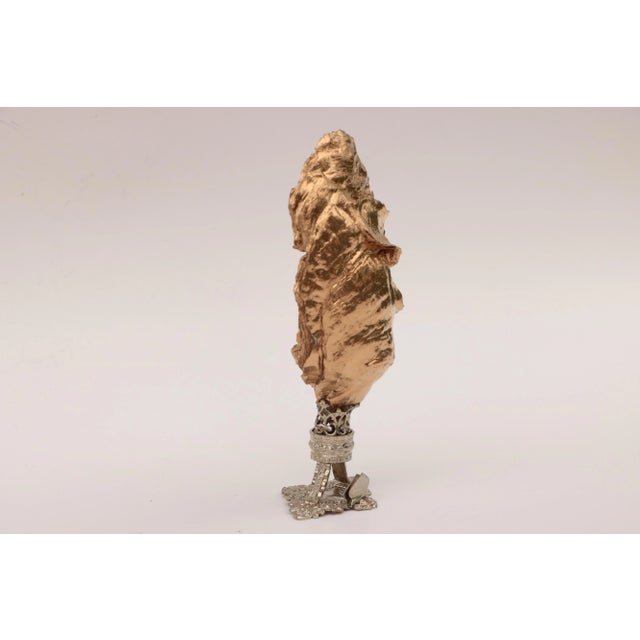 2010s Golden Oyster Shell Place Card Holders, Set of 6 For Sale - Image 5 of 7