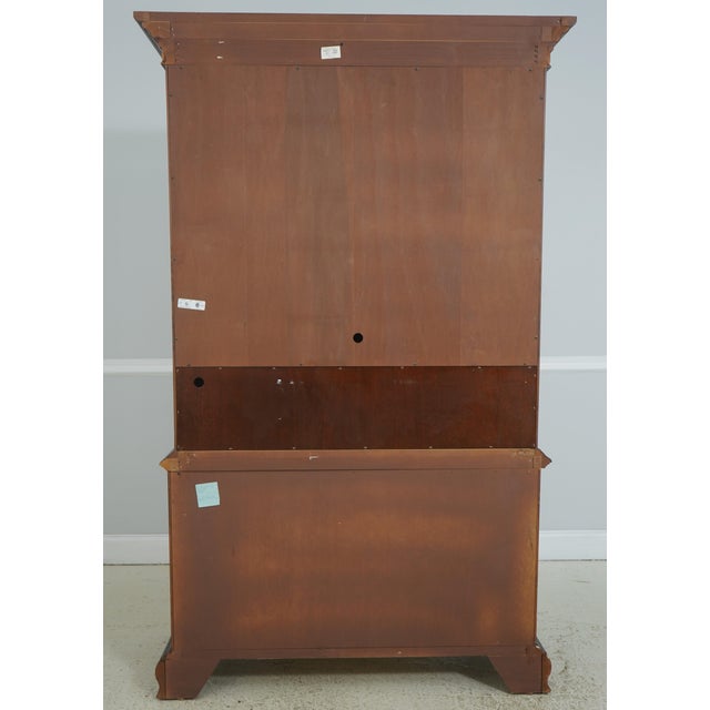 Thomasville 2 Door Mahogany Bedroom Armoire Chest For Sale - Image 17 of 18