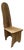 Live Edge Solid Maple Plank Chair - Handcrafted by Montana Rancher For Sale