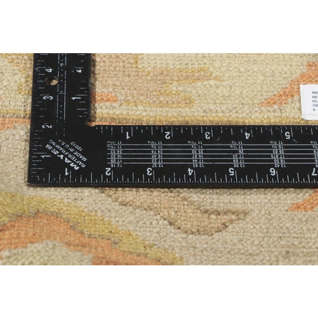 Vintage Modern Oushak Rug - 10'04 X 13'07 For Sale In Dallas - Image 6 of 11