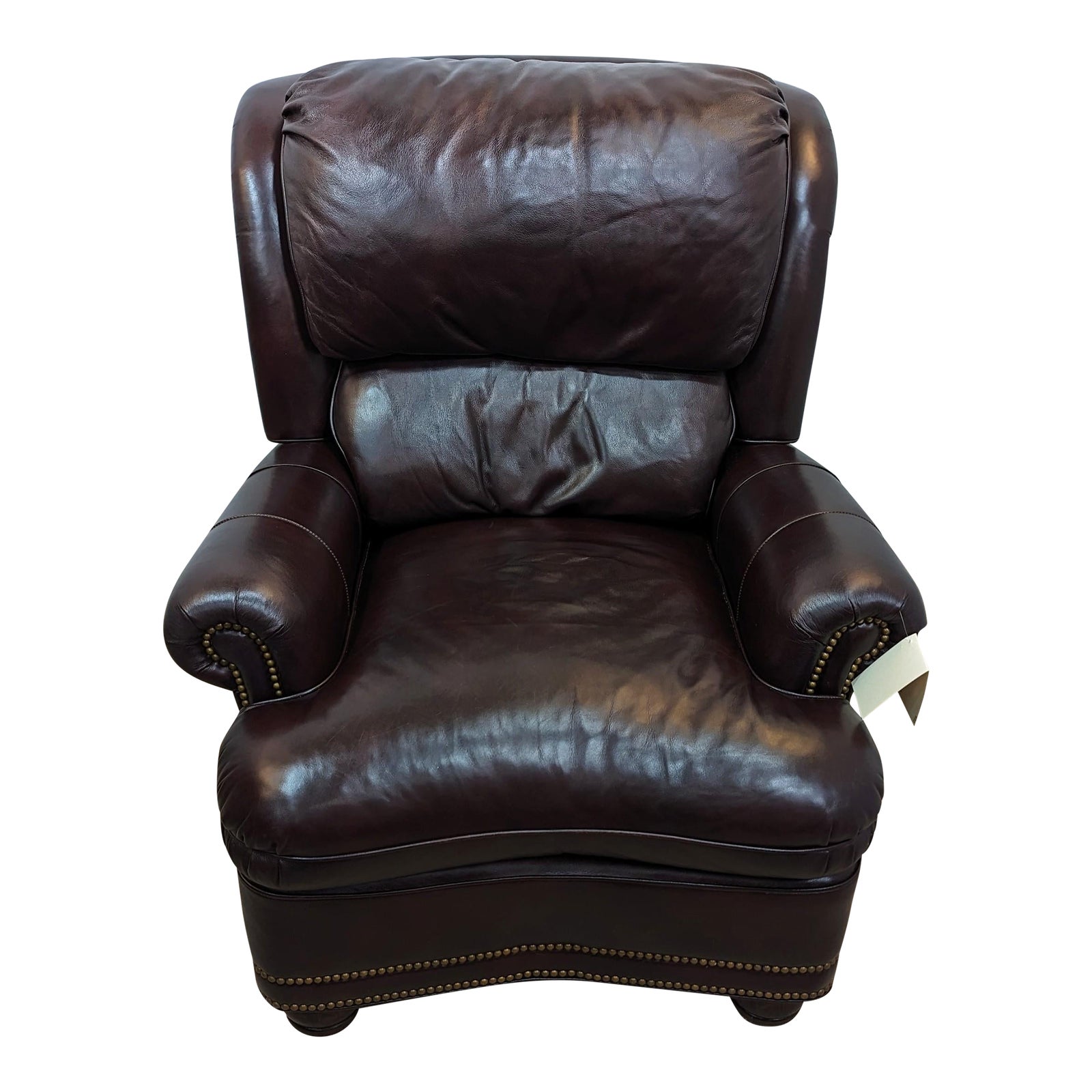 Hancock & Moore Brown Leather Recliner Chairish