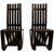 Pair American Modernist "High Sticking" Black Chairs Frank Gehry for Knoll 1992 For Sale - Image 13 of 14