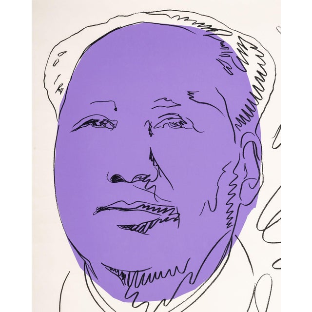 After Andy Warhol (American, 1928-1987), "Mao", Screenprint in Colors on Wallpaper, 1989-1990, posthumously published for...