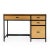 Tan Hans Natural Wood Storage Desk, Light Brown For Sale - Image 8 of 8
