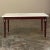 Mid-Century French Mahogany Directoire Style Coffee Table With Carrara Marble Top For Sale - Image 13 of 13