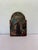 Authentic early 19th-century Spanish Colonial devotional retablo depicting Our Lady of Mount Carmel crowned and holding...