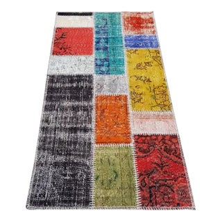 Mid 20th Century Anatolian Wool Hallway Runner For Sale
