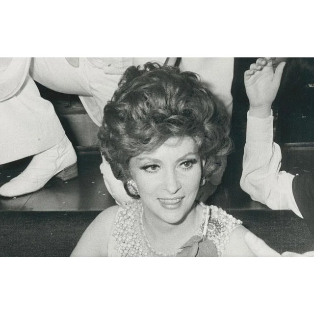 Luigia Gina Lollobrigida at Nightclub, 1950s, Photograph For Sale - Image 3 of 6