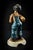 Vintage ceramic child sculpture is an original decorative object realized in the mid-20th century. Made in Italy. Colored...