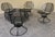 Set of Four Homecrest “Casino” Swivel Rocker Chairs With Lazy Susan Table, Circa 1963-1966, Attributed For Sale - Image 14 of 16