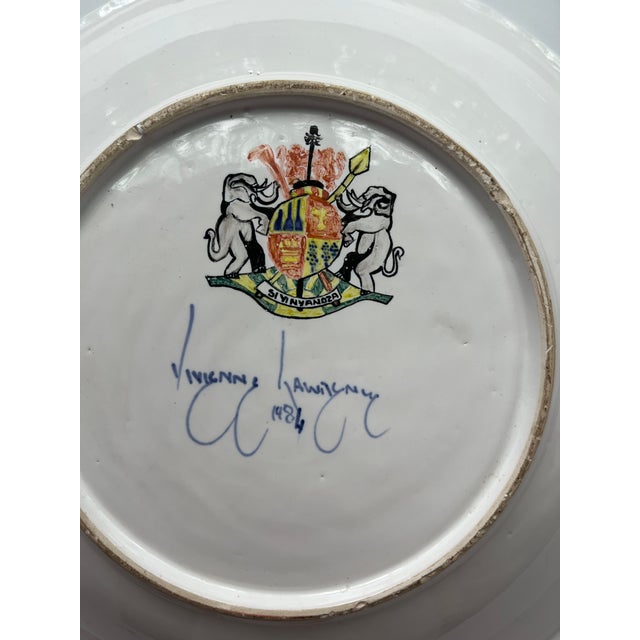 Handpainted Bowl With the Seal of the United States "E Pluribus Unum" ("Out of Many, One") For Sale - Image 9 of 9