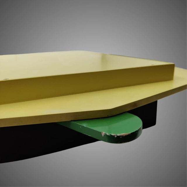 Italian Mirror in Lacquered Wood by Alessandro Mendini for Zabro, 1985 For Sale - Image 13 of 18