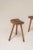 Wood Mid-Century French Tripod Side Stools, 1950s, Set of 2 For Sale - Image 7 of 8