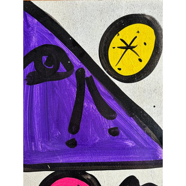 Mirovian Style Original Peter Keil Painting For Sale - Image 6 of 7