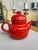 Farmhouse Vintage Red Warchtersbach Ceramic Tea Pot For Sale - Image 3 of 6