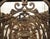 Antique Cast Iron Parisian Balcony Gate Console With Shellstone Top, Circa 1900 For Sale - Image 11 of 17