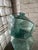 Glass Late 20th Century Aquamarine Blown Glass Geode Vase For Sale - Image 7 of 9