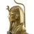 Wood Vintage Hollywood Regency Brass Pharaoh Table Lamp, 1960s For Sale - Image 7 of 18