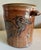 Vintage Studio Pottery Wine Cooler With Blue Herron For Sale - Image 4 of 9
