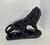 Italian Artist, Art Deco Lion, 1930s, Black Polished Fired Clay For Sale - Image 9 of 11