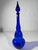 Mid-Century Modern Decorative Cobalt Blue Glass Bottle, Empolio, 1950s For Sale - Image 9 of 11