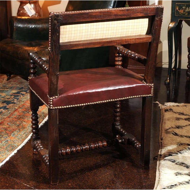 Early 19th Century Early 19th Century Vintage Bobbin Turned Walnut Armchair For Sale - Image 5 of 9