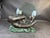 Brown Mid Century Leonardo Rossi Bronze Hand Sculpture Glass Top Coffee Table For Sale - Image 8 of 11