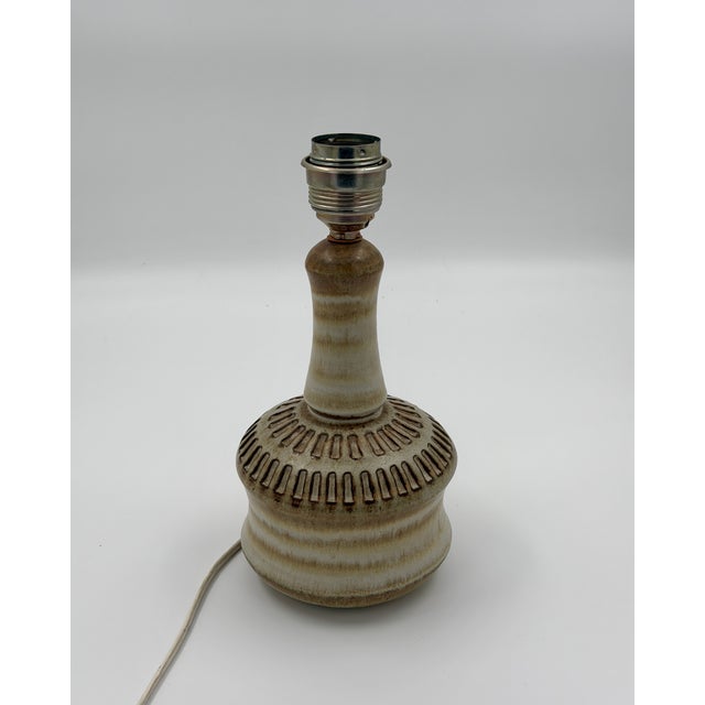 Mid-Century Modern Mid-Century Modern Danish Stoneware Table Lamp by Joseph Simon for Søholm, 1960s For Sale - Image 3 of 6