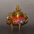 Vintage Chinese Cloisonné Tripod Censer With Dragon Handles and Lion Finial - 652g For Sale In Los Angeles - Image 6 of 9