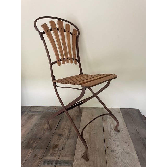 Antique Wrought Iron Chair, 1890s For Sale - Image 11 of 11