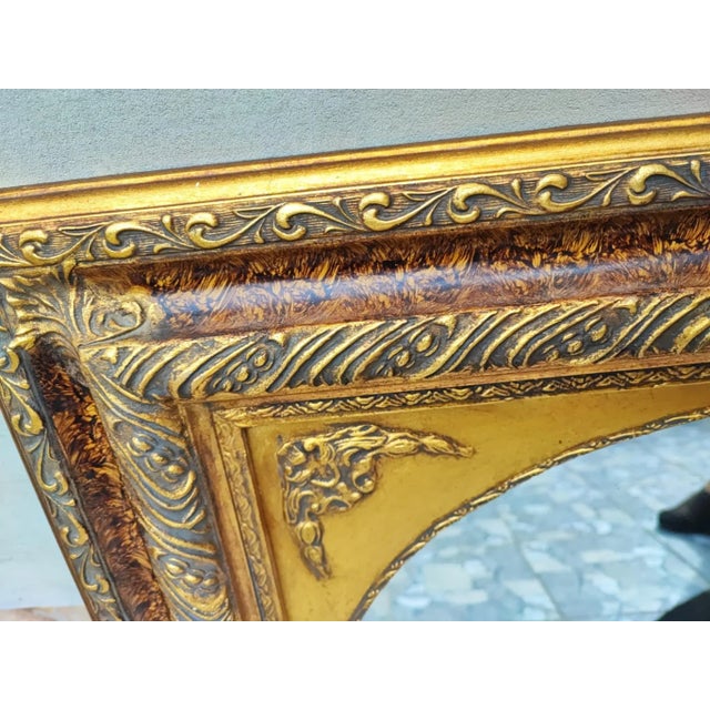 Vintage Wooden Mirror, 1970s For Sale - Image 3 of 11