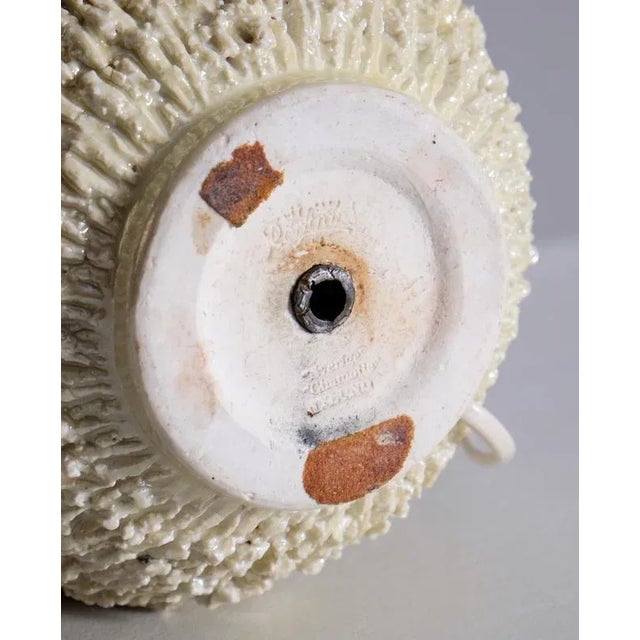 White Chamotte Table Lamp by Gunnar Nylund, 1950s For Sale - Image 8 of 9