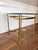 La Barge Vintage Hollywood Regency Brass & Curved Glass Coffee Table in the Style of Labarge For Sale - Image 4 of 4