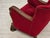 Danish Relax Armchair in Furniture Velour and Carved Oak Wood, 1950s For Sale - Image 15 of 18