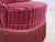 Red Danish Armchair in Striped Red Furniture Velour, 1960s For Sale - Image 8 of 17