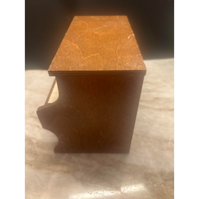 Wood Vintage Schoenhut Cherub Motif Piano Music Box (As-Is) For Sale - Image 7 of 7