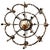 Beige Antique French Painted Wooden Bead and Iron Chandelier - 8 Lights For Sale - Image 8 of 10