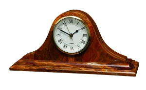 Brown Onyx Mantle Clock