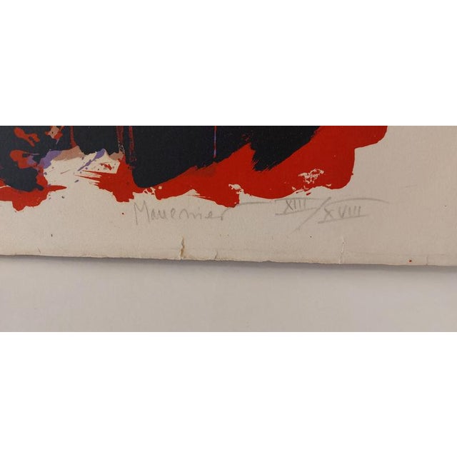 Modern Alfred Manessier, The Burgos II Trial, 1971, Lithograph For Sale - Image 3 of 6