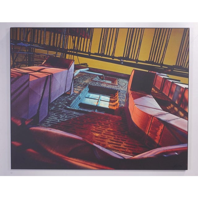 2000 - 2009 Xavier Nuez Alleys & Ruins #90, Window (Chicago, Il, 1045pm) For Sale - Image 5 of 6