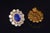 White Late 20th Century Natural 121.63Cts Tanzanite Uncut Diamond Pearl Ruby Tourmaline Solid 18k Gold Choker Necklace & Earrings Set, 3 Pieces For Sale - Image 8 of 12