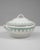 This 20th Century Belgian special edition porcelain tureen with lid showcases the refined elegance and delicate detailing...