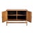Mid-Century Modern Vintage 1940's Danish Oak Cabinet For Sale - Image 3 of 6