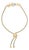 Gold Vermeil Diamond Accent "MOM" Lariat Bolo Bracelet For Sale