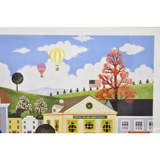 Modern Late 20th Century Jane Wooster Scott Signed and Numbered Serigraph Framed Art "Carefree Days" For Sale - Image 3 of 12