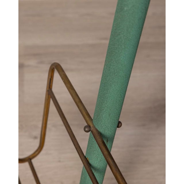 Vintage Italian Coffee Table with Lamp and Magazine Rack For Sale - Image 10 of 11