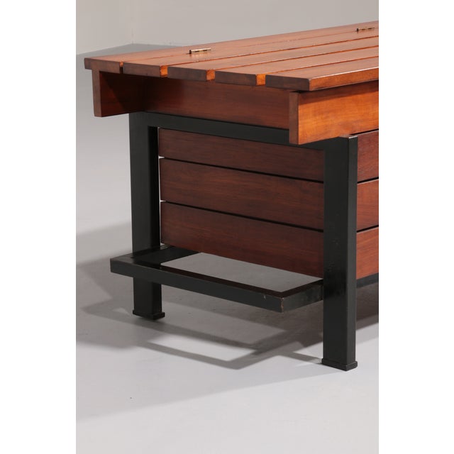 Vintage Wooden Bench with Storage, 1960 For Sale - Image 14 of 16