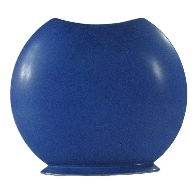 Blue Postmodern Ceramic Vase from Asa, Germany, 1980s For Sale - Image 8 of 8